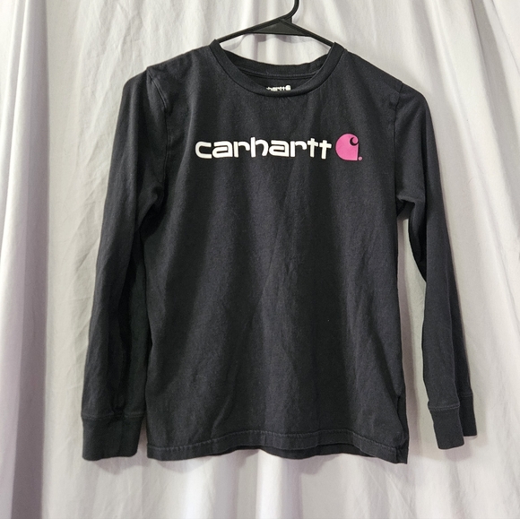 Girls Large Long Sleeve Logo Shirt - Picture 1 of 4